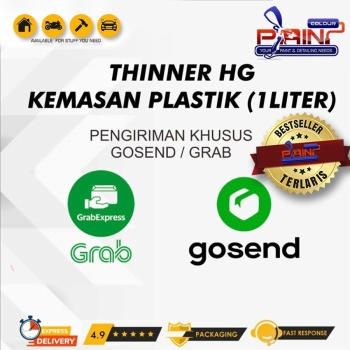 THINNER HG 1 LITER KEMASAN PLASTIK HG