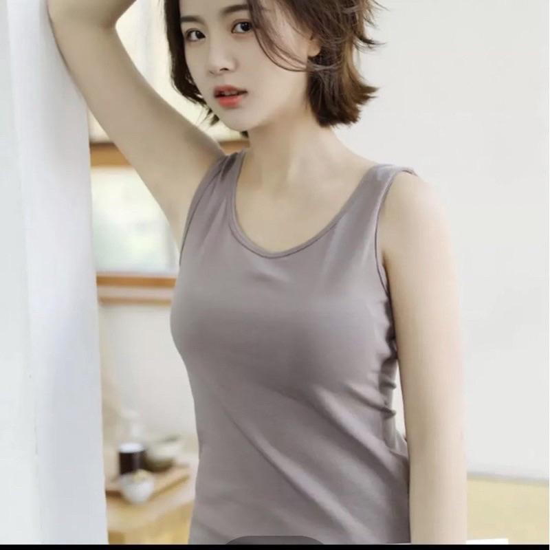 6pcs /Tank top Tali Besar Wanita Dewasa Dan Tank top Tali Kecil / Manset Wanita / Singlet perempuan Remaja Murah Terbaru / Teng Top Tali/ Teng top Tali Besar-5