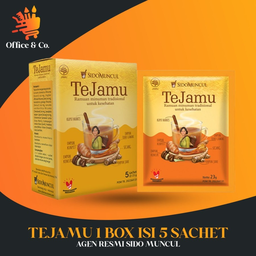 

TeJamu 1 Box isi 5 Sachet - Agen Resmi Sido Muncul
