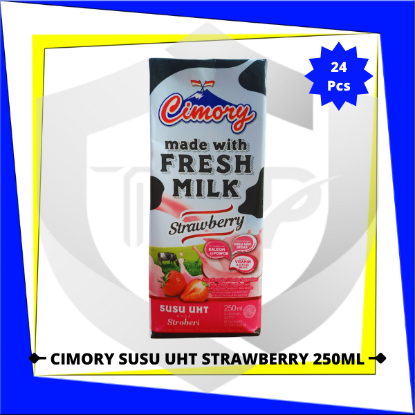 

CIMORY Susu UHT Strawberry 250ml x 24 pcs (1 Karton)