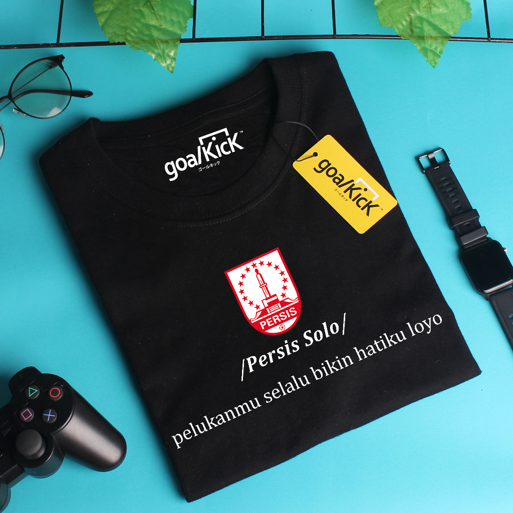 Kaos Kata Klub Bola PERSIS SOLO | Cotton T Shirt Original Goalkick 24s