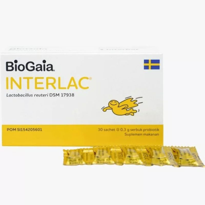Interlac Sachet 1gr /Interlac Sachet isi 5 /Saluran Cerna /Pencernaan Interlac Sachet ;interlacsac