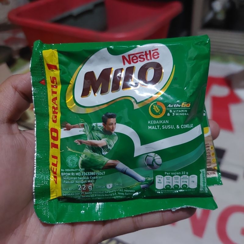 

Susu bubuk milo sachet