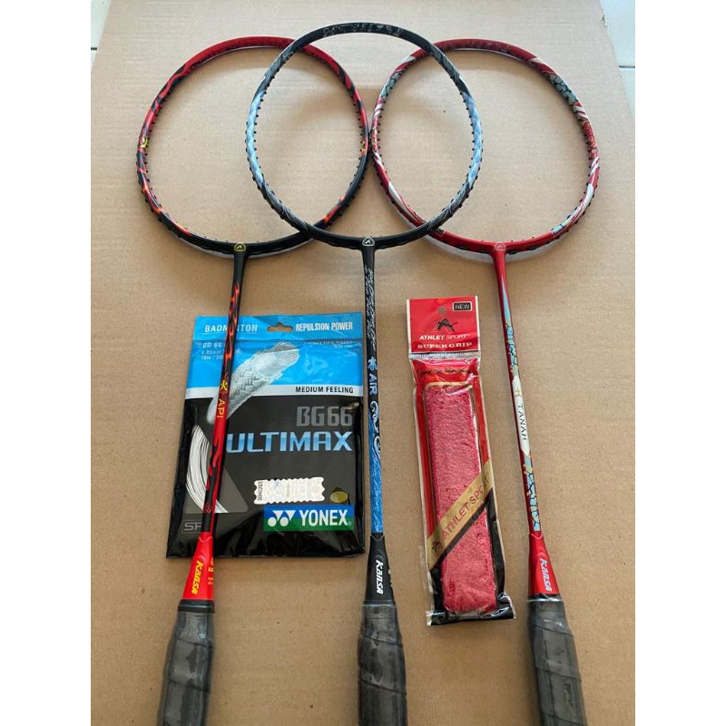 RAKET BADMINTON KANSA API AIR TANAH ORIGINAL