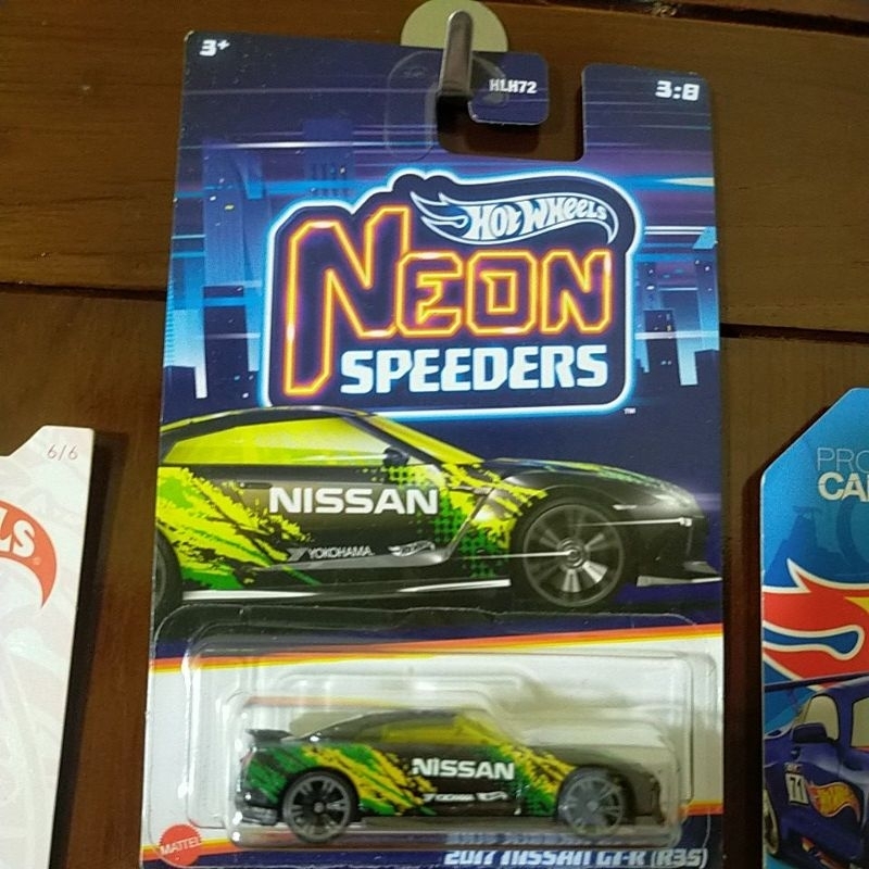 hotwheels nissan gtr r35 neon
