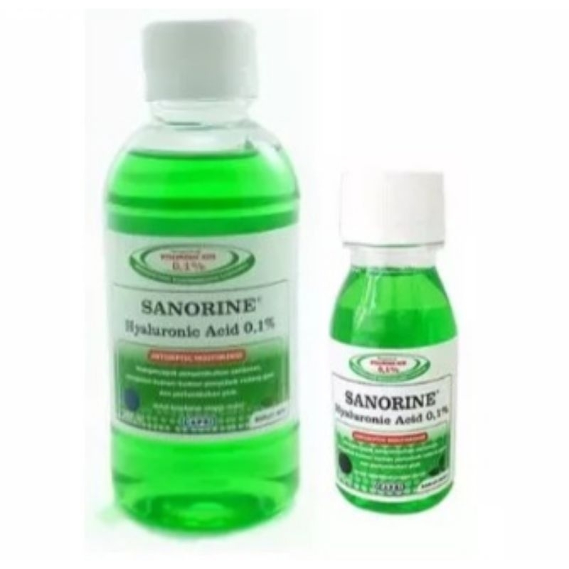Sanorine hijau obat kumur antiseptik mulut sariawan radang gusi plak gigi 1 botol