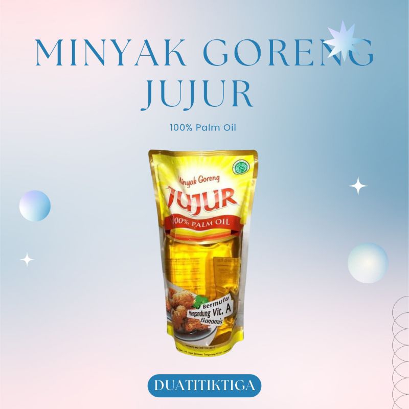 

Minyak Goreng Jujur 100% Palm Oil 1 Liter 2 Liter