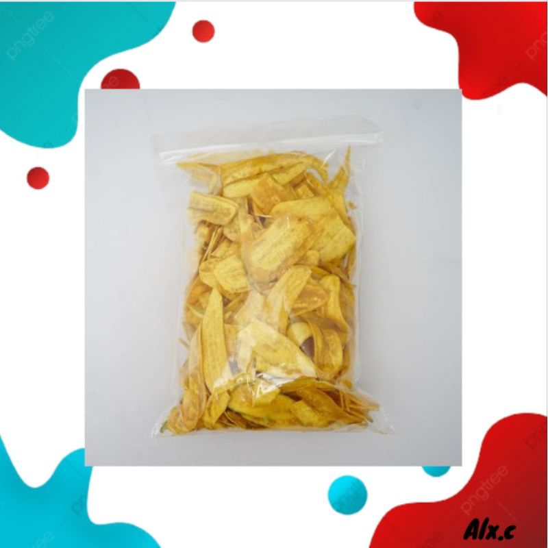 

[Alx] Snack Keripik pisang gurih renyah kriuk 180gr