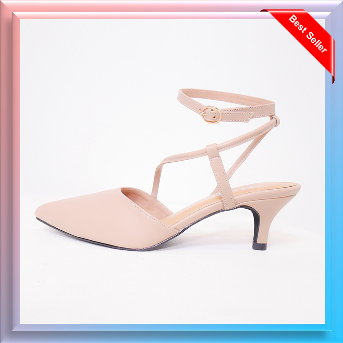 PESONA - Sepatu Hak Tinggi Shoes High Heels Pump Wanita 5cm Cocok Untuk Perempuan Remaja Korea Pesta