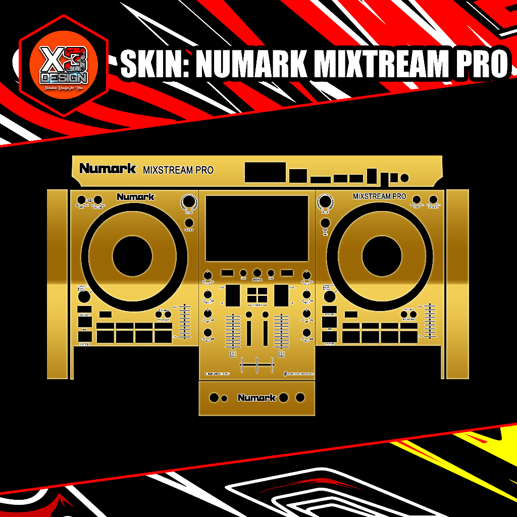 SKINZ NUMARK MIXSTREAM PRO ALL VARIAN COLOUR & CUSTOM