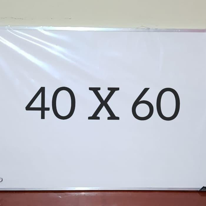 

Papan Tulis Whiteboard 40x60 Non Magnetik