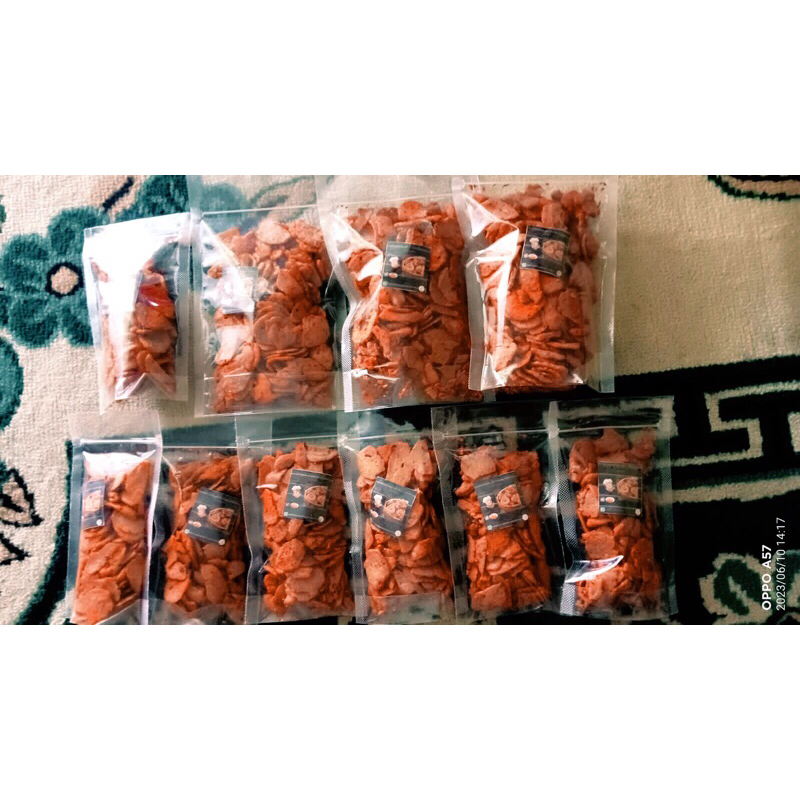 

BASRENG PEDAS ADZKIA DAUN JERUK 200 gram