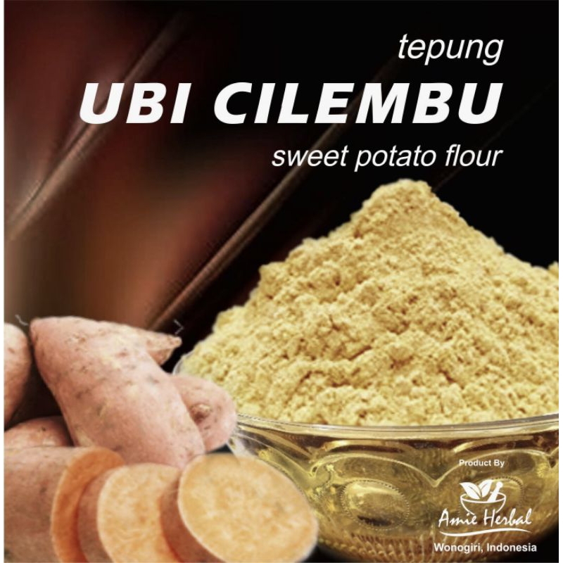 

tepung ubi cilembu/tepung ubi madu/Yellow sweet potato powder. 250 gram