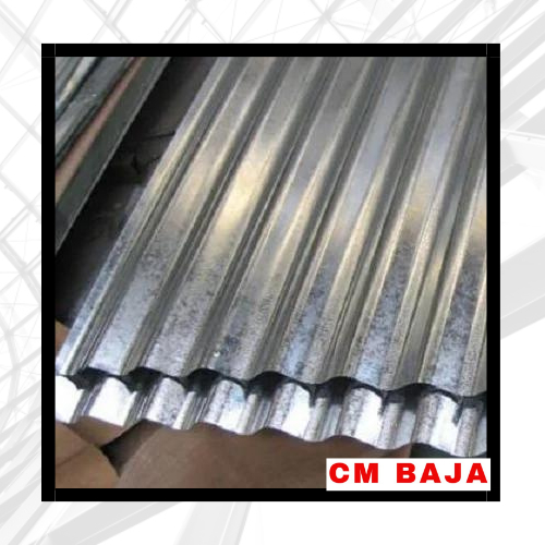 Seng Gelombang Galvanis Lebar 80 cm Panjang 180 cm
