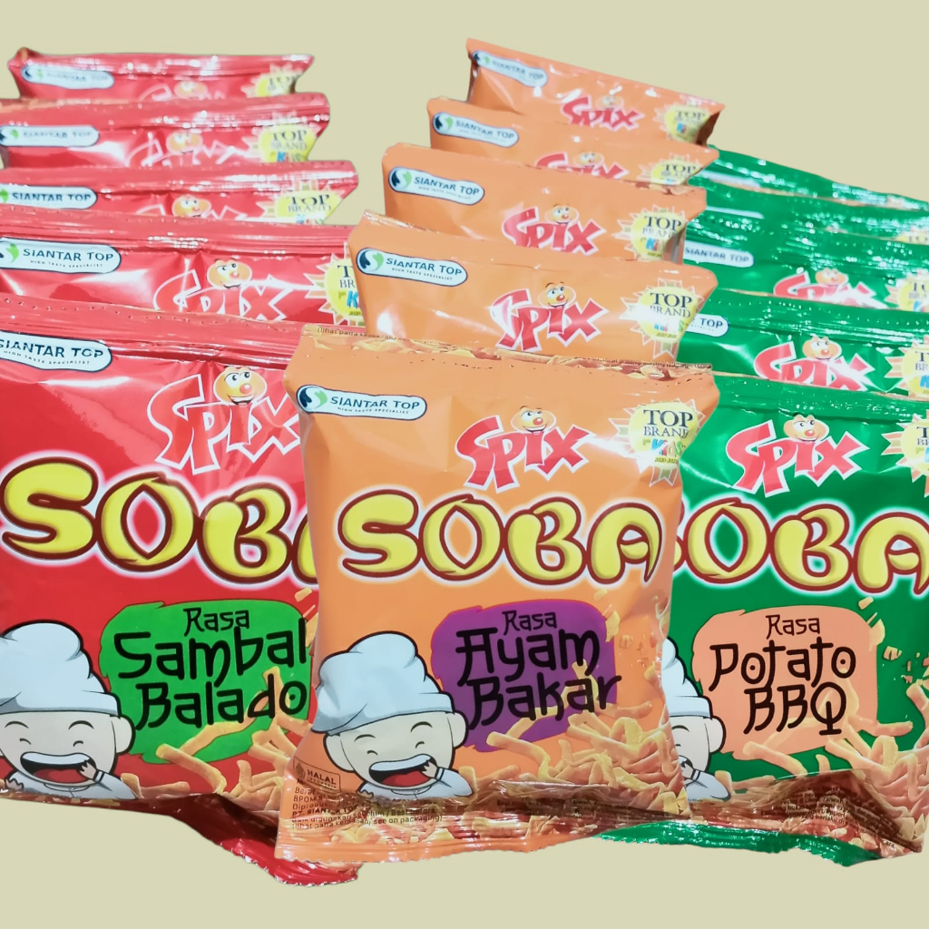 

SOBA MIE Snack Mie 15gr All Varian [10 pcs/renceng]