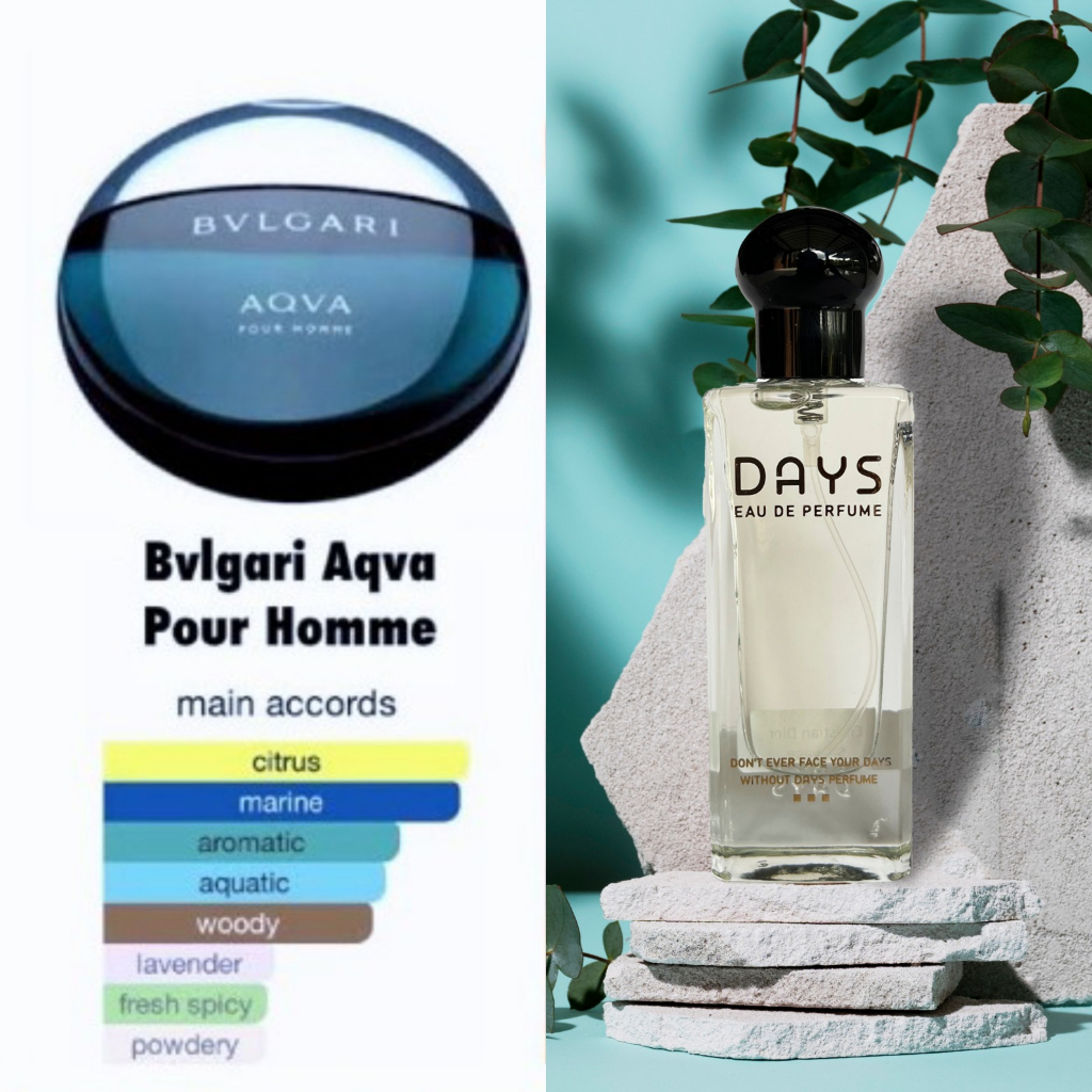 Bvlgari Aqva Pour Homme / Days Parfum Inspired / Days Parfume Solo / Days Parfume