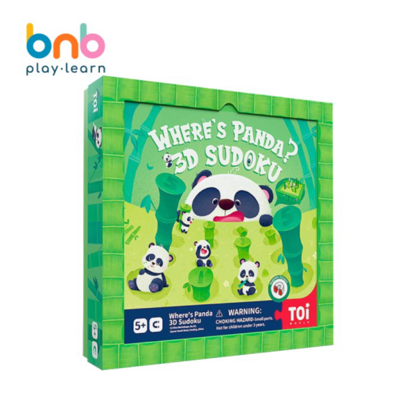

Toi Panda Games Anak 3D Mainan Sudoku Dijual Edukasi Murah Magnetic Where's