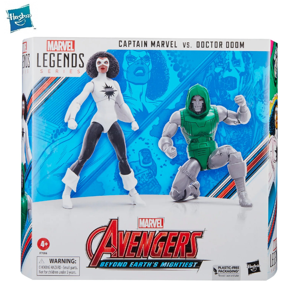 MARVEL Legends Series 60th Anniversary Avengers Beyond Earth's Mightiest Captain Marvel Vs. Doctor D
