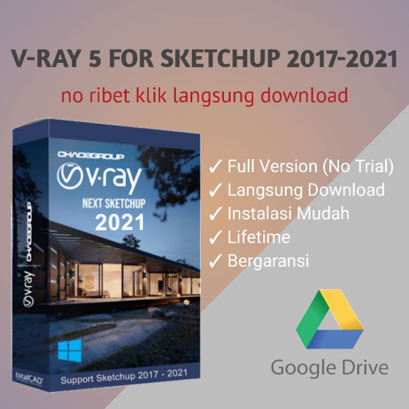 Vray 5 for Sketchup Full Version Win 64 Bit