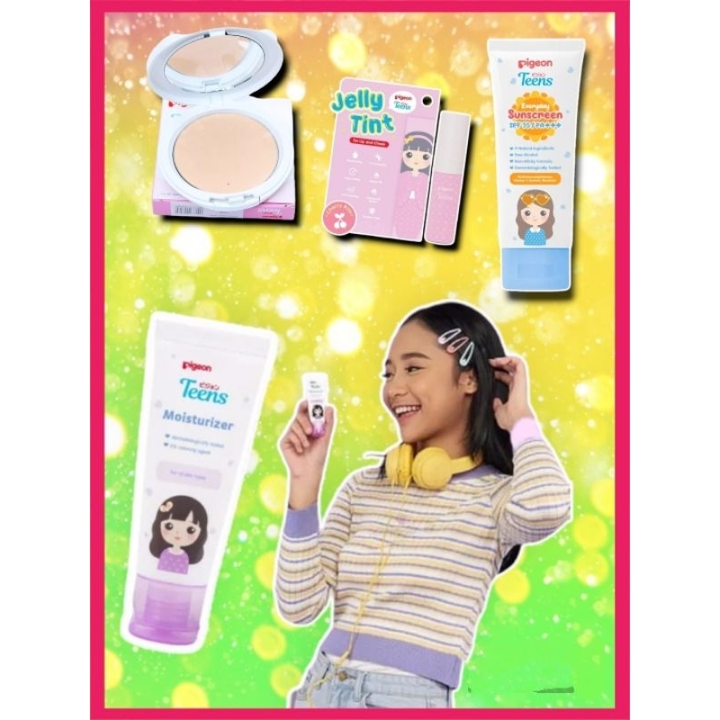 Pigeon Mekap Anak Anak Set Lengkap Make Up Glowing Murah
