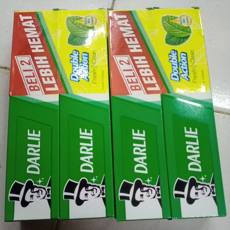 Darlie double action/pasta gigi darlie/odol gigi darlie/pasta gigi darlie twin pack 225gr