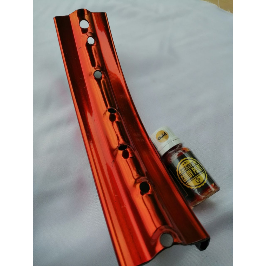 cat chrome candy paint warna gold glitter,ready stok