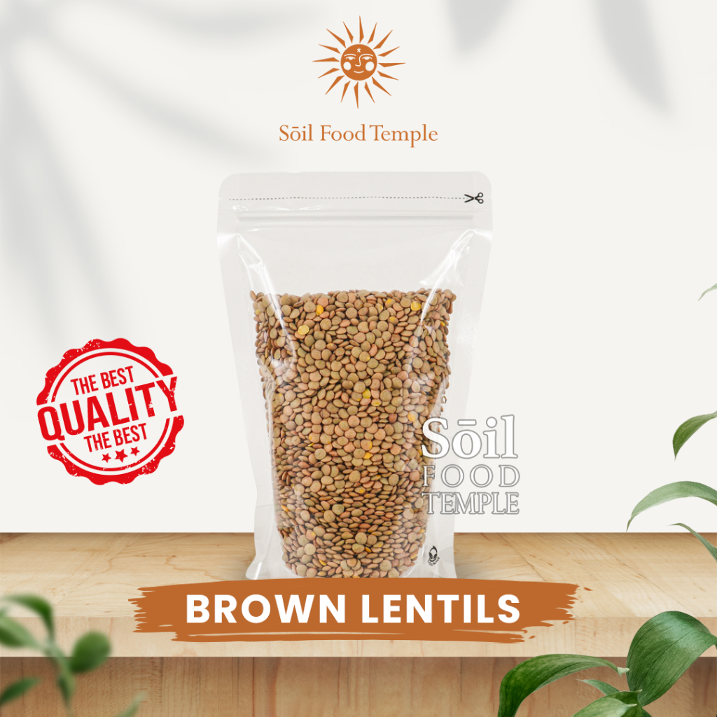 

Brown Lentils Biji Kacang Polong 500gr - 1kg