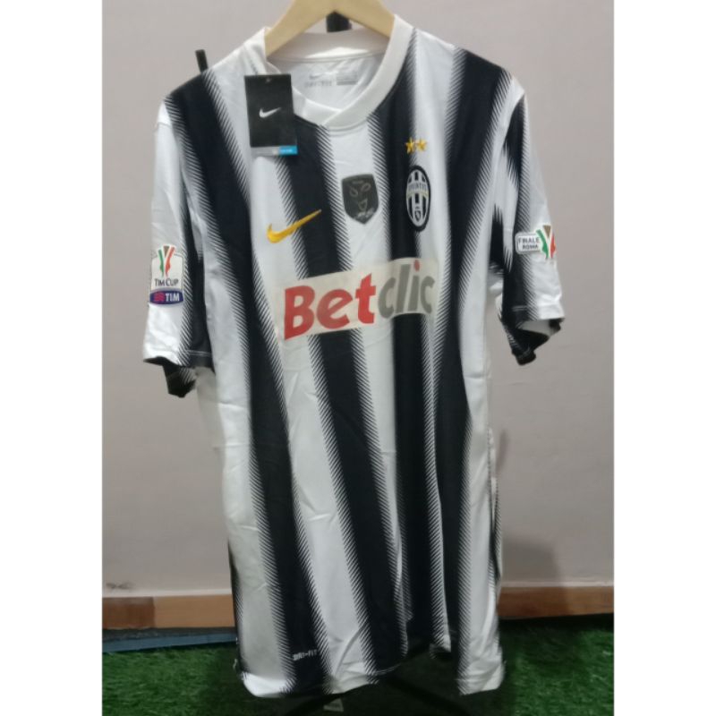 JERSEY JUVENTUS HOME FINAL COPPA ITALIA 2012 NAMESET (DEL PIERO) #10 SIZE XL
