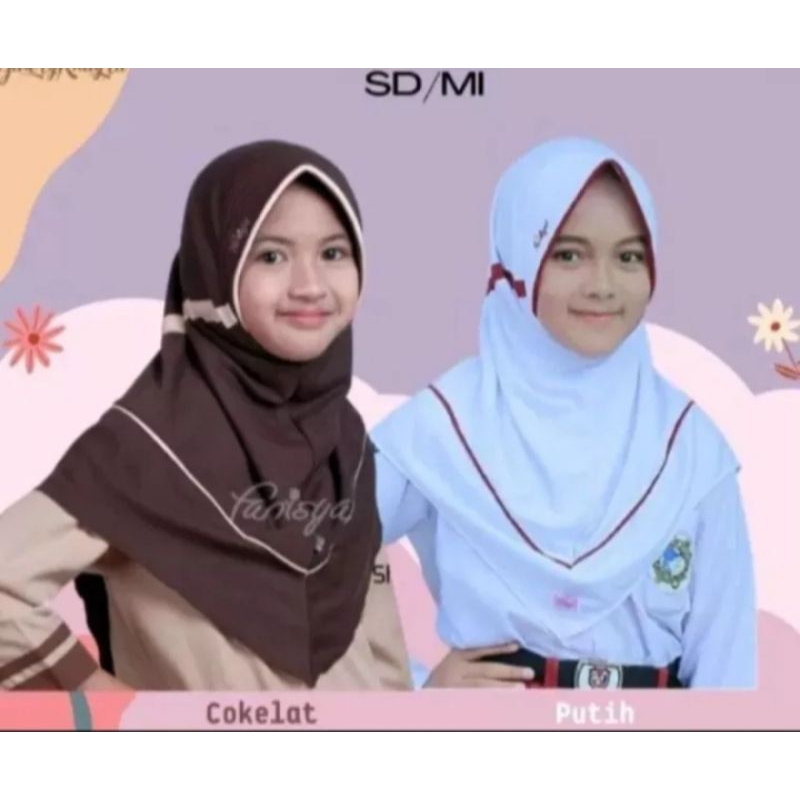 kerudung anak//Kerudung Sekolah Anak//Kerudung Anak