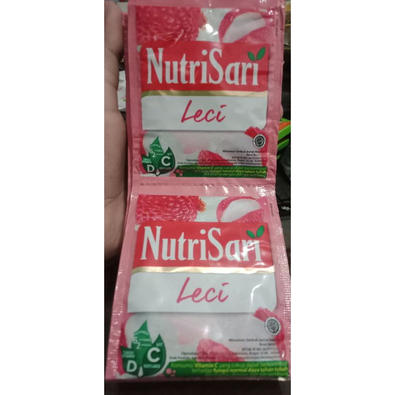 

Nutrisari Leci 1 Renteng isi 10 sachet