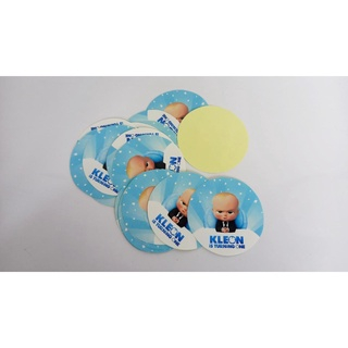 sticker puding custom baby boss / label puding baby boss / sticker puding baby boss