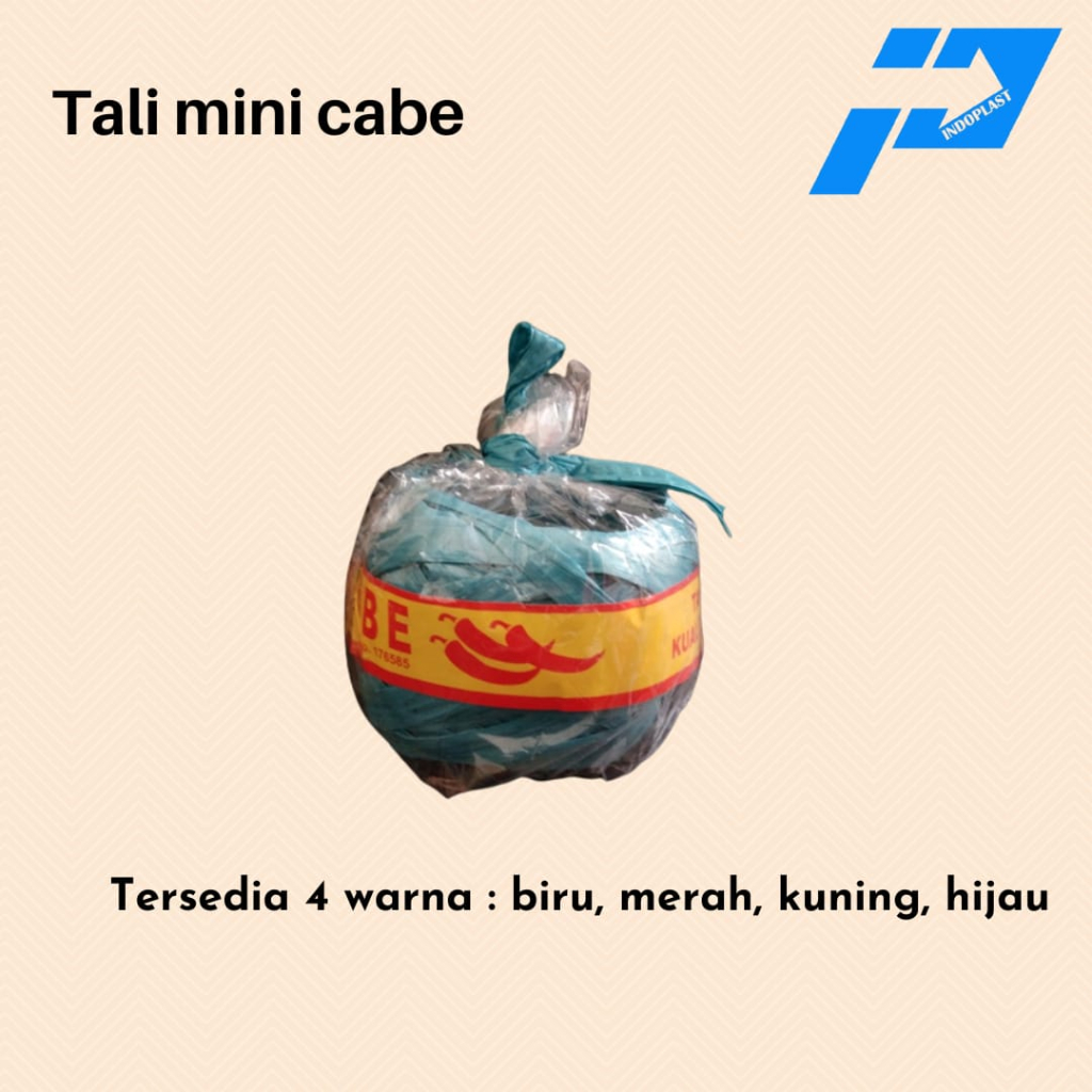 

Tali Plastik/Tali Rafia/Tali Mini/Tali Mini Cabe