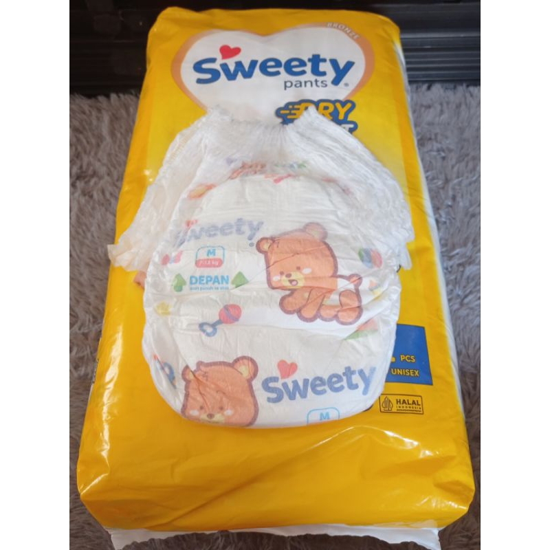 Sweety pants Ecer size M/popok celana M bukan rijek/curah