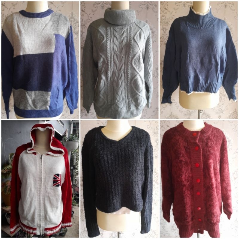 Knit Rajut Wool/Sweater rajut premium/Knit Rajut wanita Import/Wool Knit Velvet/Fuzzy Crop