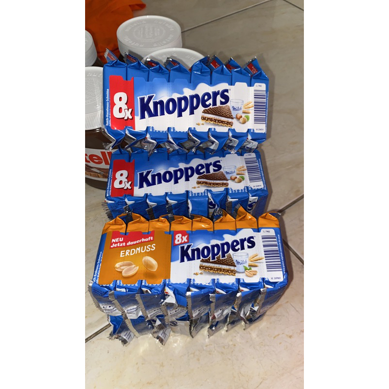

Knoppers Riegel 8 pcs Made in