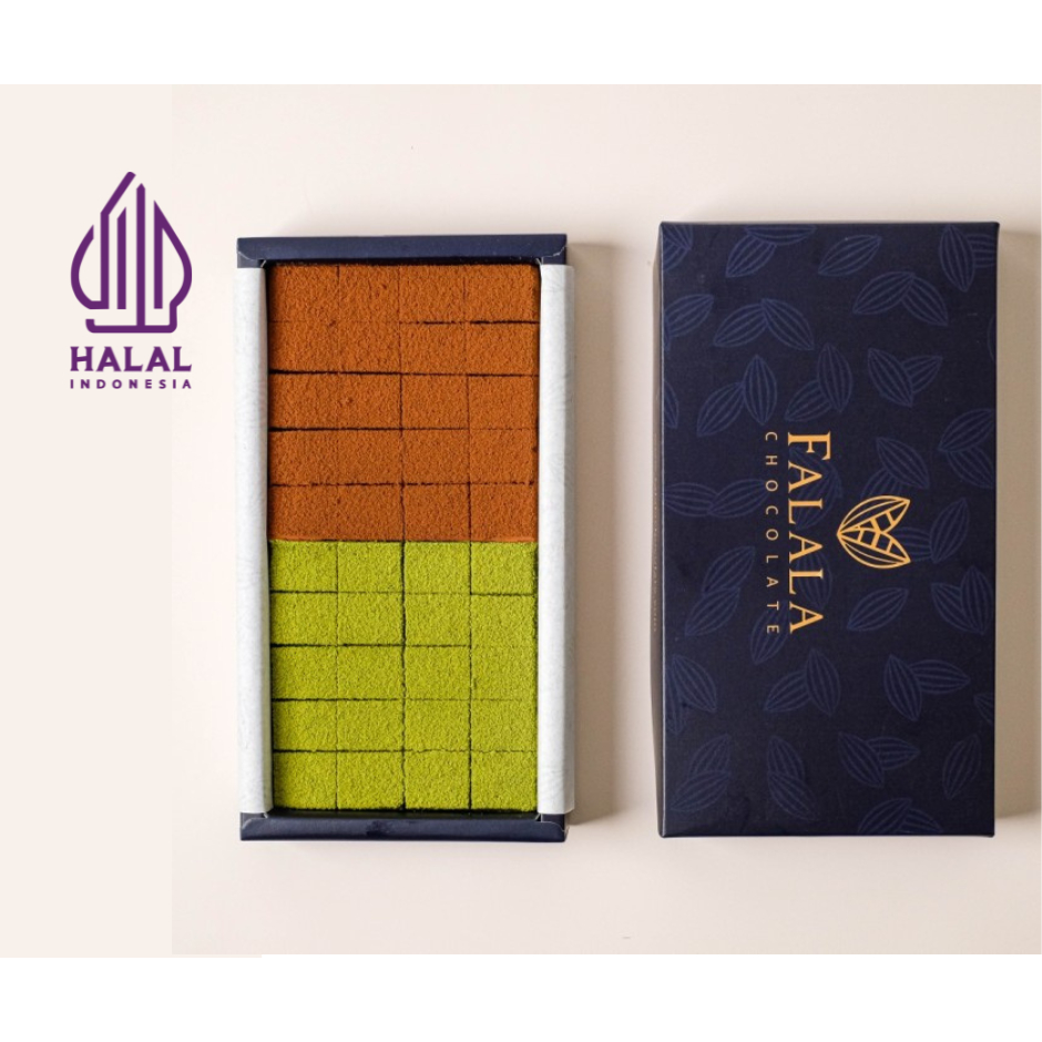 

Falala Mix ( Caramel & Matcha ) Chocolate | Japanese Nama Chocolate Premium