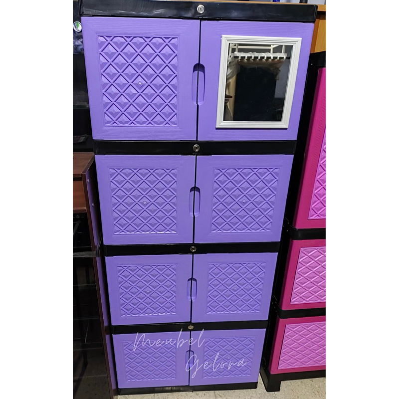 Lemari Plastik 4 Susun Aquose