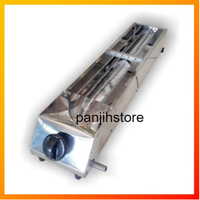 Panggangan Sate Kompor Bakaran Sosis Ikan Ayam Ukuran 50cm stainless