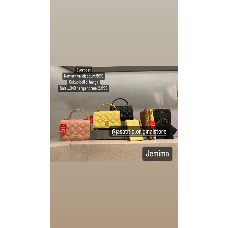 Tas wanita slempang Everbest original store - jemima