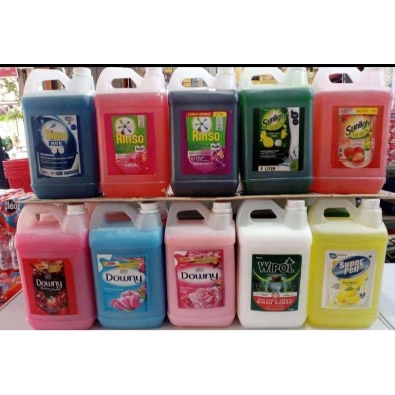 Laundry Detergent, Pewangi Pakaian, Sabun Cuci, Sabun Lantai