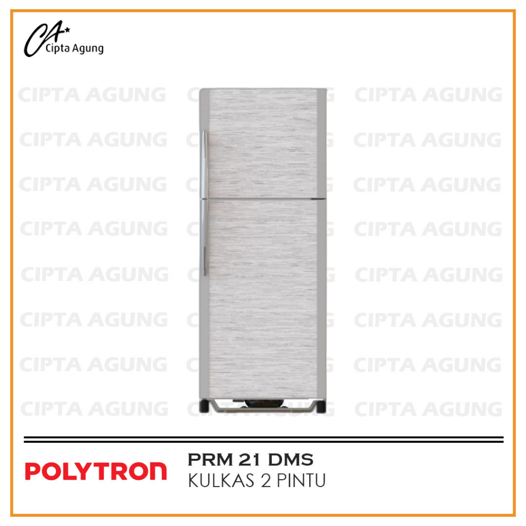 POLYTRON KULKAS 2 PINTU PRM 21DMS GARANSI RESMI PRM 21 DMS - [BDG]