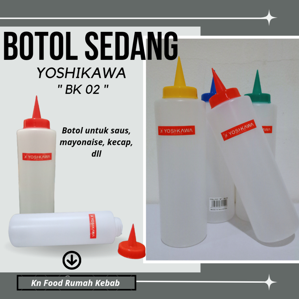 Botol Plastik Tutup Lancip