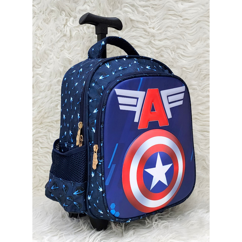 Troli Ransel Anak TK Import Spiderman Kualitas Premium H72013