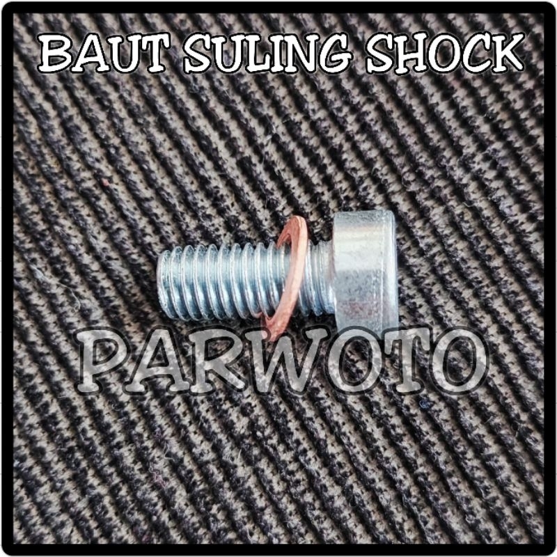 Baut Oli Ring Tembaga Special Suling Sulingan Shock Shok Skok Sok Depan Front Bolt Fork Cylinder Hon