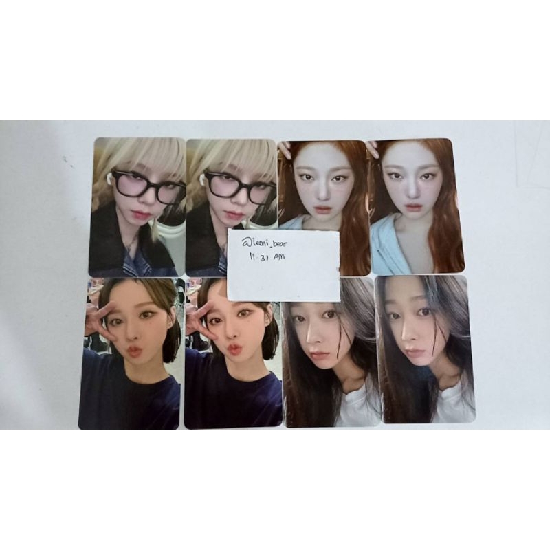 [READY STOCK] PHOTOCARD AESPA MY WORLD POB KTOWN