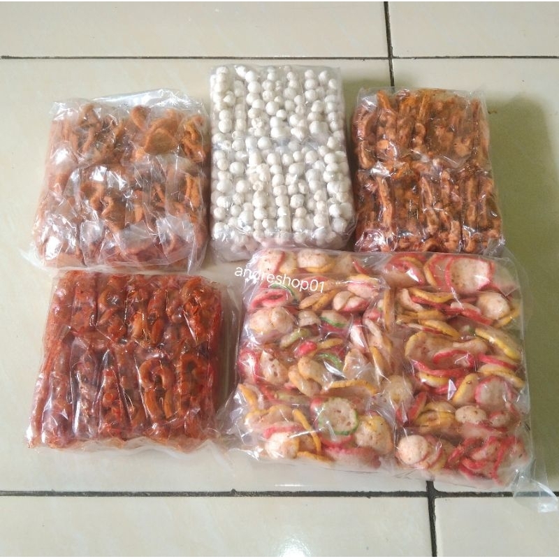 

Seblak Ceker Pedas,Kerupuk Pedas,Keripik Sosis Balado