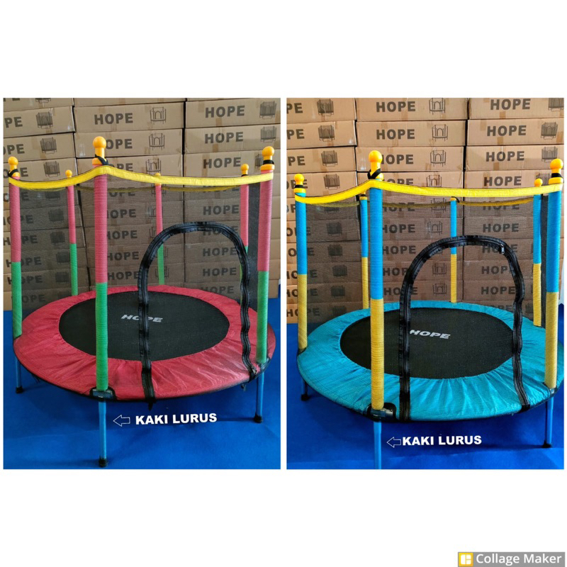 Trampoline anak merk hope mainan anak-anak
