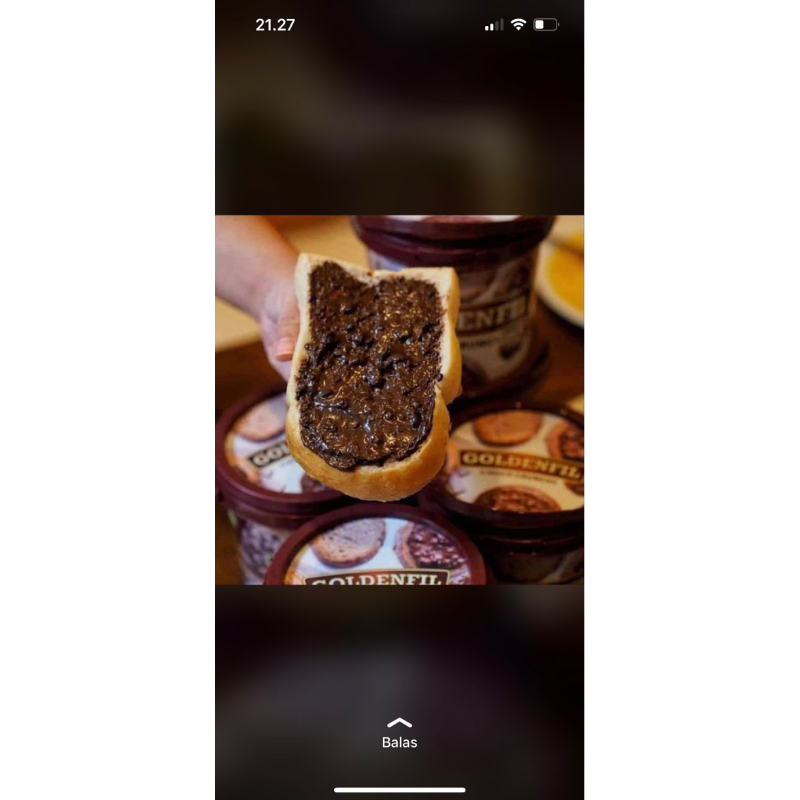 

Golden fill choco crunch selai coklat enak 1 kg ember golden fil