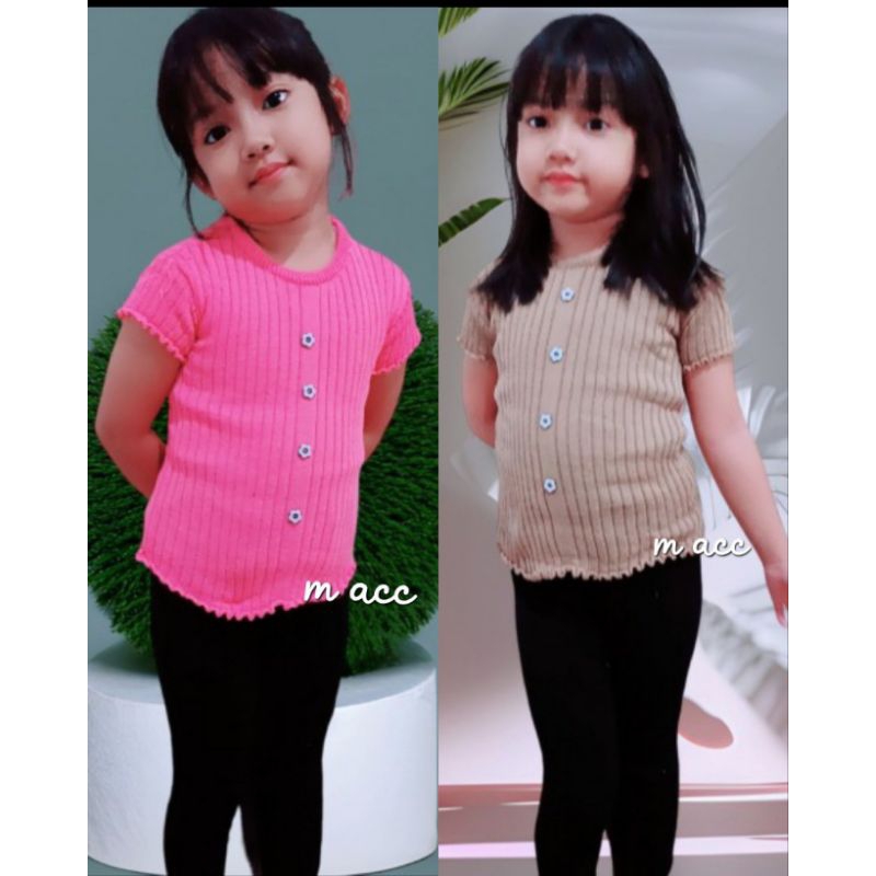 BAJU RAJUT ANAK PEREMPUAN  1 - 4 TAHUN GAYA KOREA