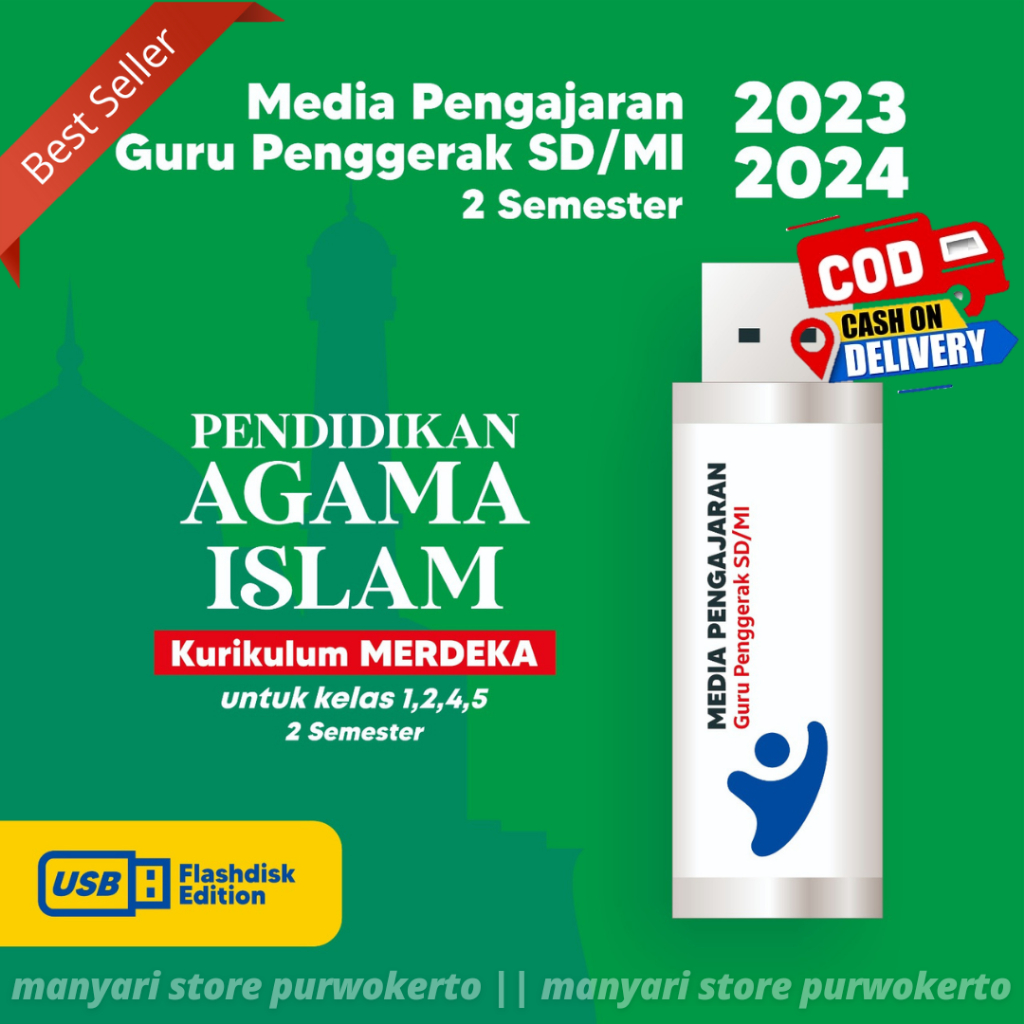 FLASDISK &CD RPP IKM SD PAI KELAS 1,2,4 & 6 REVISI TERBARU 2 SEMESTER TAHUN AJARAN 2023 - 2024